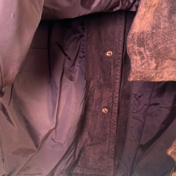 MiddleBrook Park Brown Leather Woman Med Blazer Jacket BoHo Heritage Outdoor - Picture 6 of 8